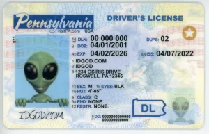 Pennsylvania Fake ID