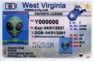 West Virginia Fake ID